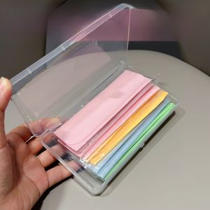 10-Pack Disposable Lens Cleaning Cloths Professional Non-Scratch Suede Velvet Glasses Towels Wet Wipes Storage Set for Eyewear