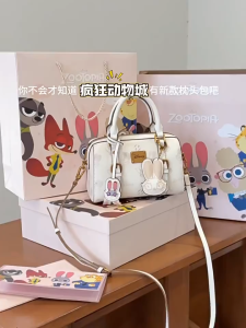 Zootopia Judy Boston Bag Shoulder Crossbody Portable Pillow Bag Female Gift