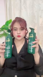 Bremod Hair Care Set Neem & Chamomile Volumizing Shampoo + Airy Smooth Conditioner Oil Control Root Lift Frizzy Hair Treatment 400ml