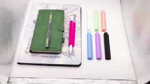 New iPad 2018-2026 Stylus Pen With 7 Color Anti-Lost Silicone Pen Holder Soft Protective Sleeve Self-Adhesive Tablet Accessories