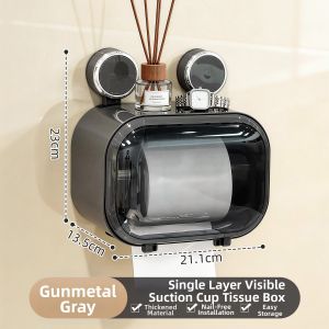 youqin | Waterproof Hole-free Tissue Storage Rack