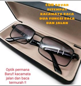 KACAMATA BACA JAUH DEKAT LENSA PLUS UTK USIA DIATAS 35 THN