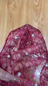 Elegant Knitted Pearl-Embellished Wide Headband in Multiple Colors for Women and Girls