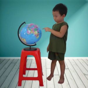 Mainan World Globe Tiup/ Balon Udara Peta Bola Dunia Bumi Earth