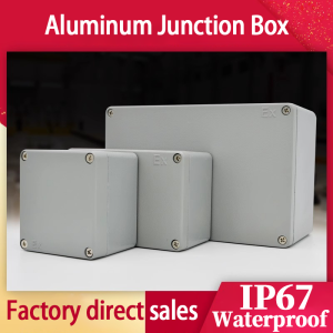 Outdoor waterproof junction box cast aluminum waterproof box industrial box metal sealed box explosion-proof cast aluminum box