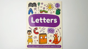 First Letters Educational Workbook Ages 3+ To Learn About Letter Shapes & Write (100+ Stickers) For Kids