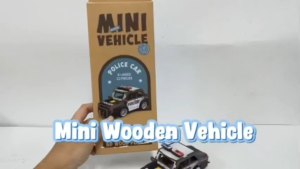 Miniature Mini Wooden 3D Puzzle Car Model | DIY Creative Assembly Kit | STEM Toy | Wooden Craft & Desktop Decoration