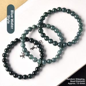LINGFEI | Grade A Green Myanmar Jade Handchain