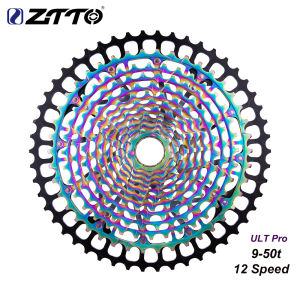 ZTTO | ZTTO Ultimate Pro MTB 12 Speed 9-50T Bicycle Cassette XD Cassette Rainbow ULT Pro Sprocket Ultralight 12V K7 For Gravel Bike