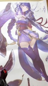 WALL STIKER STICKER DINDING WALLSTICKER ANIME GAME GENSHIN IMPACT ZHONGLI Raiden Shogun DEKORASI KAMAR ANAK COWOK CEWEK WALLPAPER ANIME GAME