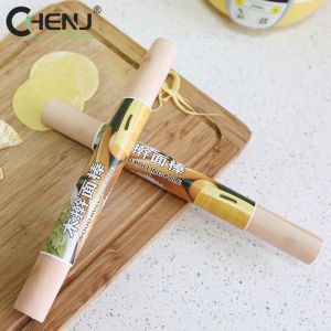 J Wooden Rolling Pin Smoothing Texture Sturdy Wood Small Rolling Pin Solid Construction Baking Rolling Pin Pizza Dough