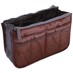 Organizer Insert Bag Women Nylon Travel Insert Organizer Handbag Purse Large Liner Lady Makeup Cosmetic Bag Cheap Female Tote