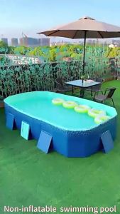 GooGooBird Foldable Swimming Pool Indoor Outdoor Kids And Family Pool Baby Pool Kolam Renang / Kolam Mandi Non-Inflatable Pool Kolam Lipat
