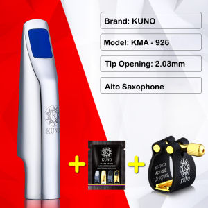 KUNO Alto Saxophone Metal Mouthpiece  High Baffle  Professional Metal Mouthpiece Saxophone Accessory