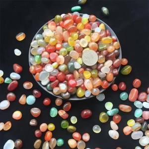 Colorful Pebbles for Garden Decor Vase Filler Decorative Colored Stones Pebble Home Decoration Flower Pot