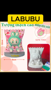 Tô Tượng Thạch Cao trắng Labubu C24 ( không kèm màu )