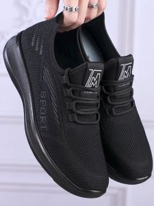 Giày Thể Thao Nam Thoáng Khí Nhẹ Chống Thấm Nước Đế Bằng Thường Ngày Cho Người Trung Niên Giày Thể Thao Rộng Rãi Thoải Mái