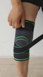Knee Support Knee Brace Compression Sleeve Sports Knee Protector Adjustable Breathable for Men Women