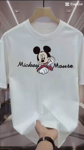 LC.TRADING เสื้อยืดลายมิกกี้ ลายสินค้าขายดี ยอดนิยม คอลใหม่ลายน่ารักสุดๆ เนื้อผ้าดี งานสกรีนสีสวยภาพคมชัด B0134