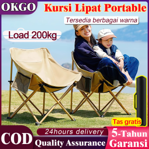 Kursi Lipat Outdoor Kusi Bulat Camping Moon Folding Chair Mancing Alam Piknik Outdoor Kursi Lipat Camping Dewasa Folding Chair Beach Chair