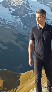 camel active Mens Outdoor Casual Regular Fit Patch Pocket Polo Shirt - Multicolour 9-280Y21CIP1037