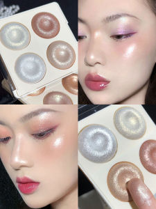 New Product Recommended! Fine Shimmering Ginger Highlighter Palettes Natural Stereo Brightening Skin Color Enhancing Qi Color