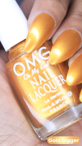 OMG Nail Lacquer 10ml - Gold Digger