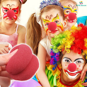 1/5/10PCS Red Sponge Clown Nose Halloween Festival Costume Make Up Circus Foam Ball Birthday Party Decoration
