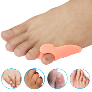 Pexmen 2/4Pcs Gel Pinky Bunion Protector Little Toe Separator Bunionette Pads Toe for of Corn Callus and Blisters