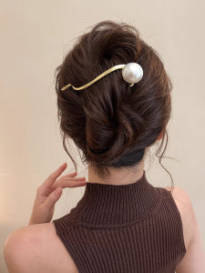 กิ๊บติดผมรูปมุกหรูหราสำหรับผู้หญิง กิ๊บติดผมแบบหนีบหางม้า ทรงเรขาคณิต ที่คาดผมแบบอ่อนโยน ที่คาดผมแบบหนีบหัวแมว กิ๊บติดผมแบบหัวเข็มขัด