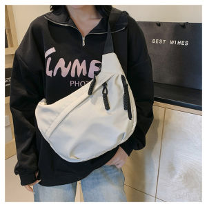 New Nylon Hobos Crossbody Bags Solid Casual Zipper Womens Bags Fashion High Capacity Solid Color Single Shoulder Totes Bag