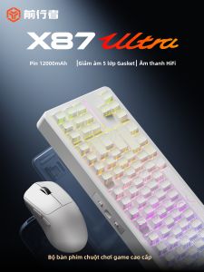 Bộ Bàn Phím Cơ và Chuột Chơi Game EWEADN X87 Đa Chế Độ Không Dây Bluetooth