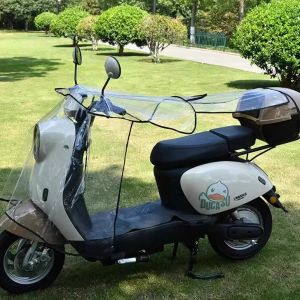 Universal Electric Vehicle Motorcycle Windproof Waterproof Rainproof Cover Wide Battery Car Cover Riding Essential Accessory