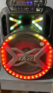 Speaker Portable 18 inch DAT DT 1810 Free 2 Mic Wireless (BISA COD)