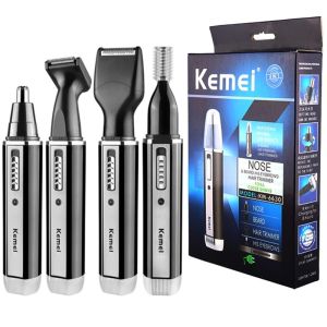 Kemei KM-6630 4 in 1 Razor Shaver For Men Electric Nose and ear trimmer Rechargeable Hair Trimmer For Men Grooming Set