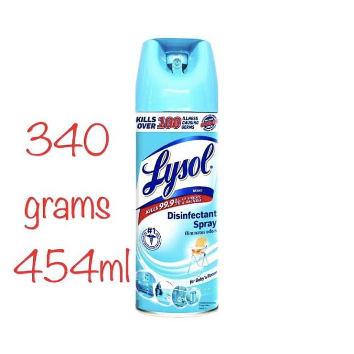 Lysol Disinfectant Spray Baby's Room 340g Lazada PH