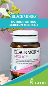 BLACKMORES I-FOLIC 60 Tablets Original | Asid Folik + Iodin | Vitamin Ibu Hamil & Persediaan Kehamilan