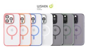 WSKEN กล่องแม่เหล็ก สำหรับ iPhone 14 Pro Max และ iPhone 14 Pro Max Premium ฝากครอบโทรศัพท์หลังเลย น้ำค้างแข็ง เคสโทรศัพท์