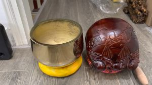 Chuông Bát Huế Tụng Kinh Bằng Đồng ĐK 23cm Nặng 26kg