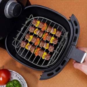 Universal Stainless Steel Air Fryer Grill Rack Double Layer