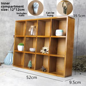 Makeup Storage Organizer Wooden Box
