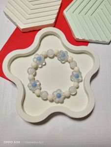 GELANG MANIK FLOWER MIX LAMPION - GELANG MANIK ANAK ANAK - GELANG VIRAL - GELANG MOTE -DIY -GELANG MANIK KEKINIAN- GELANG KOREA -GELANG AESTHETIC