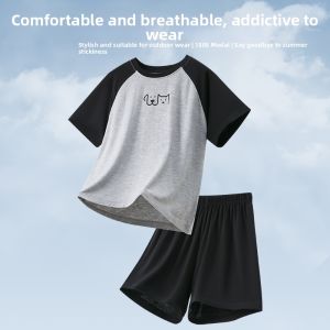 YINGXIAOYA | Moisture-Wicking Modal Childrens Sleepwear
