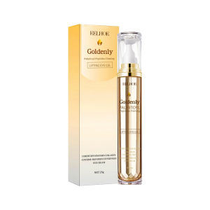 EELHOE Golden Palm Eye Firming Cream Golden Palmitoyl Peptides Firming Eye Gel Cream Lifting Puffiness Dard Circles Anti-Aging Beauty Health Moisturizing Soothe Moisturizing Improving Dark Circles Firming Fades Fine Lines Eye Bags Skin Care