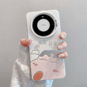 Good Luck Ins Style Huawei Mate60 pro Phone Case Womens Fashion Protective Anti-Fall Cover Creative Trendy Artistic Design