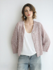 COCOBELLA | Sequined Embroidery Detail Office Blazer