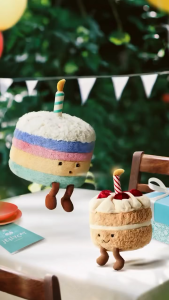 Amuseables Birthday Cake plush toys are soft and skin-friendly and do not shed easily. Original dolls.