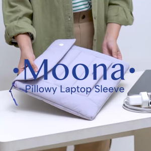 Wallts Moona Lilac - Tas Sarung Laptop Sleeve dan Macbook 14 inch