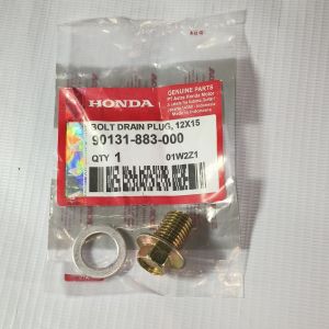 Drain Plug Bolt Click ADV PCX Beat Fi. Honda Genuine Bolt Drain Plug 12×15 !! (90131-883-000) for Automatic Motorcycle Scooter - Pt AHM Indonesia..