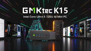 GMKtec K15 Intel Core MINI PC Ultra 5 125U Dual LAN Expandable Compact Workstation USB4.0 For Gaming Creation